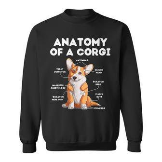 Anatomy Of A Corgi Sweatshirt | Mazezy