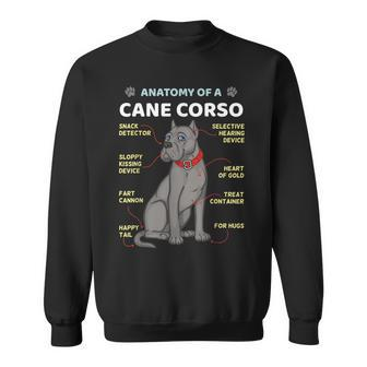 Anatomy Of Cane Corso Italian Mastiff Dog Owner Sweatshirt | Mazezy