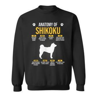 Anatomy Of Shikoku Dog Lover Sweatshirt | Mazezy