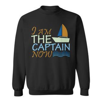 Anchor For Boat Captain Im The Captain Now Sweatshirt | Mazezy