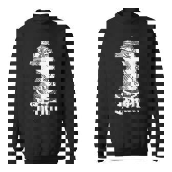 Anchor Tattoo Seagull Hipster Baltic Sea North Sea Moin Sweatshirt | Mazezy