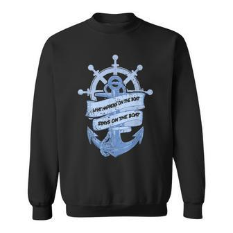 Anchor Wheel Ship Sailing Sweatshirt | Mazezy