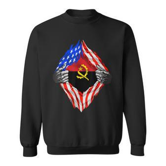 Angola Super Angola Flag Central Africa Angolan Roots Sweatshirt | Mazezy