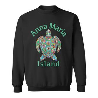Anna Maria Island Tribal Turtle Sweatshirt | Mazezy