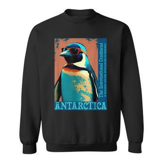 Antarctica Cute Cool Penguin Antarctic Research Souvenir Sweatshirt - Seseable