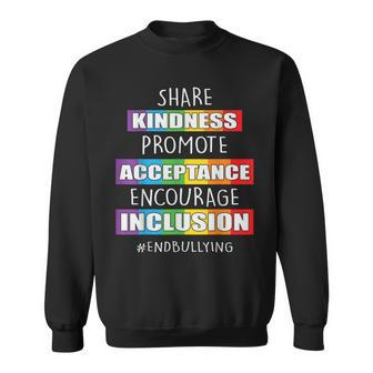 Anti Bullying Support Choose Kind & Stop Bullying Unity Day Sweatshirt - Monsterry