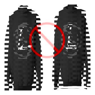 Anti Scooters For Skaters Sweatshirt | Mazezy