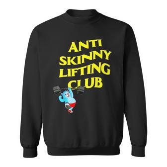Anti Skinny Lifting Club Weightlifting Bodybuilding Fitness Sweatshirt | Mazezy