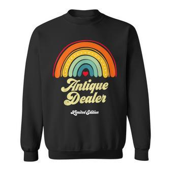 Antique Dealer Vintage Retro Title Birthday Coworker Sweatshirt | Mazezy UK