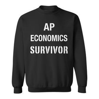 Ap Economics T High School Ap Class Survivor Sweatshirt | Mazezy