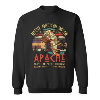 Apache Native American Indian Pride Indigenous Tribe Sweatshirt | Mazezy