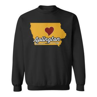 Aplington Iowa Ia Usa Cute Souvenir Merch Us City State Sweatshirt | Mazezy DE