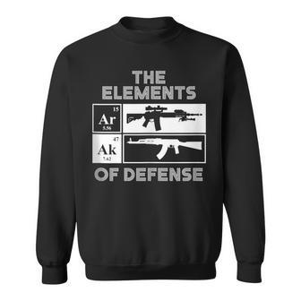 Ar15 Ak47 Elements Of Defense Periodic Table Sweatshirt | Mazezy
