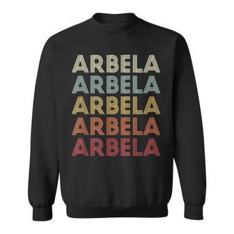 Arbela Michigan Arbela Mi Retro Vintage Text Sweatshirt | Mazezy AU