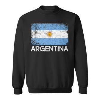 Argentinian Flag Vintage Made In Argentina Sweatshirt | Mazezy AU