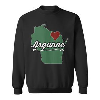 Argonne Wisconsin Wi Usa City State Souvenir Sweatshirt | Mazezy