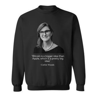 Ark Invest Cathie Woods Ark Etf Sweatshirt | Mazezy