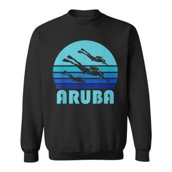 Aruba Scuba Diving Caribbean Diver Sweatshirt | Mazezy