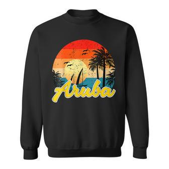 Aruba Souvenirs Caribbean Islands Vacation Vacay Mode Sweatshirt | Mazezy DE