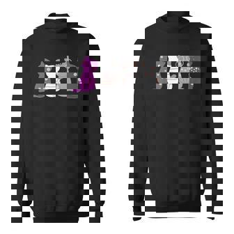 Asexuality Ace Flag Kawaii Cat Lover Equality Asexual Sweatshirt - Thegiftio