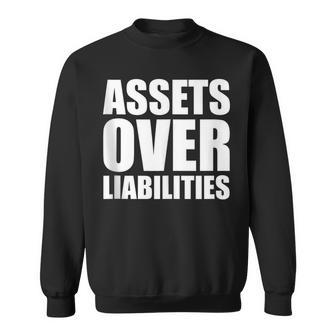 Assets Over Liabilities Cpa Accountant Accounting Tax Sweatshirt | Mazezy
