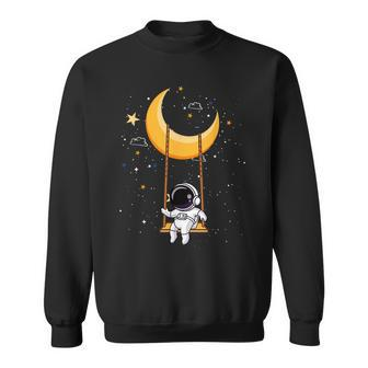 Astronaut Stars Space Lovers Moon Spaceman Kids Gifts Sweatshirt | Mazezy