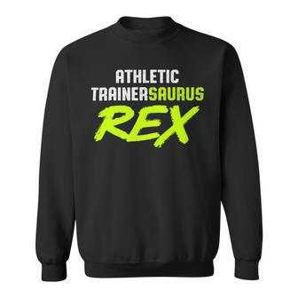 Athletic Trainer Gym Coach Rex Wellness Coaching Sweatshirt - Monsterry