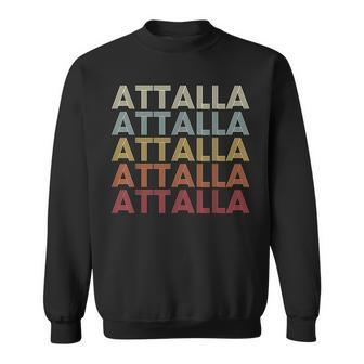 Attalla Alabama Attalla Al Retro Vintage Text Sweatshirt | Mazezy
