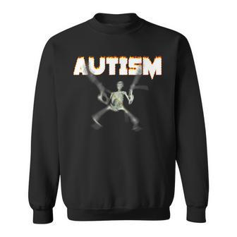 Autism Skeleton Meme Sweatshirt - Monsterry UK