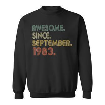 Awesome Since September 1983 40Th Birthday 40 Year Old Sweatshirt | Mazezy