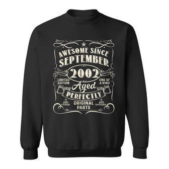 Awesome Since September 2002 21 Years Old 21St Birthday Sweatshirt - Monsterry UK