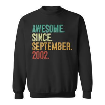 Awesome Since September 2002 21St Birthday 21 Years Old Sweatshirt | Mazezy