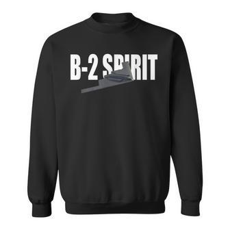 B-2 Spirit Bomber Airplane Sweatshirt | Mazezy