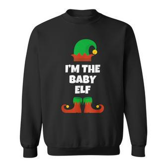 Baby Elf Christmas Matching Family Pajama Pj Xmas Sweatshirt - Seseable