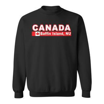 Baffin Island Nunavut Canada Sweatshirt | Mazezy