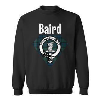 Baird Clan Scottish Name Coat Of Arms Tartan Sweatshirt | Mazezy