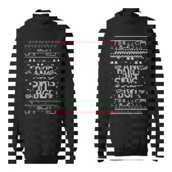 Baking Spirits Bright Ugly Christmas Sweater Holiday Bakers Sweatshirt | Mazezy