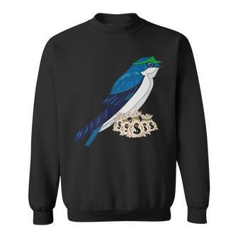 Bank Swallow Funny Birder Pun Watcher Birding Sweatshirt | Mazezy AU