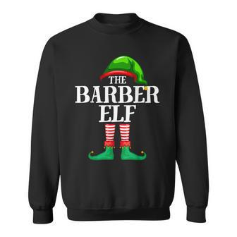 Barber Elf Matching Profession Christmas Party Pajama Sweatshirt - Monsterry AU