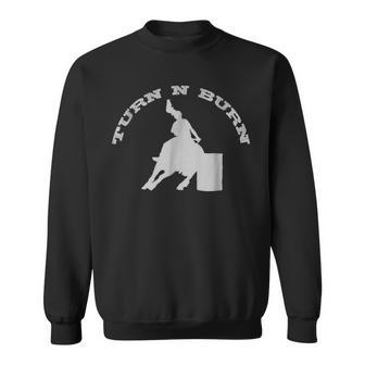 Barrel Racing T Cowgirl Horse Back Riding Gift Racer Sweatshirt | Mazezy