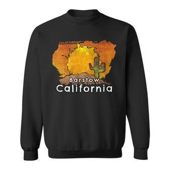 Barstow California Desert Sunset Sweatshirt | Mazezy
