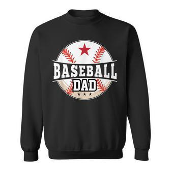 Baseball Dad For Dad Fathers Day Baseball Lovers Gift For Mens Sweatshirt | Mazezy