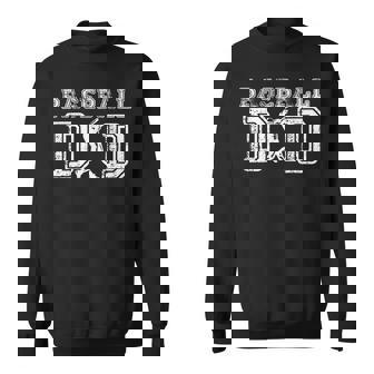 Baseball Dad Funny Fathers Day Gift For Daddy Papa Father Sweatshirt | Mazezy