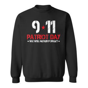 Basic Design 911 American Never Forget Day Sweatshirt | Mazezy