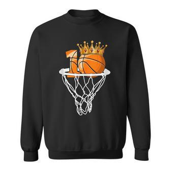 Basketball Happy 10Th Birthday Boy Bball 10 Years Old Basketball Funny Gifts Sweatshirt | Mazezy DE