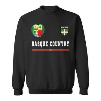 Basque Country SoccerSports Flag Football Sweatshirt | Mazezy