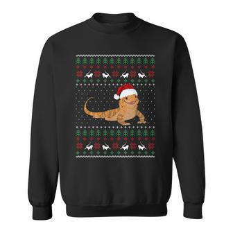 Bearded Dragon Ugly Christmas Sweater Sweatshirt | Mazezy
