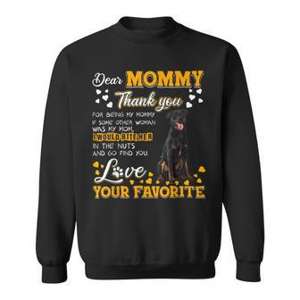 Beauceron Dear Mommy Thank You For Being My Mommy Sweatshirt - Monsterry CA