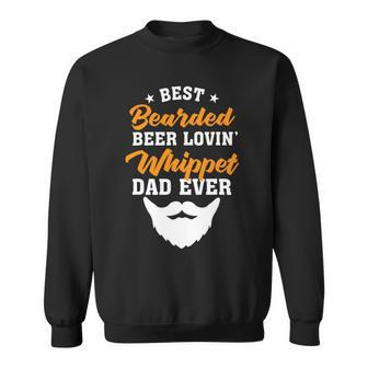 Beer Best Bearded Beer Lovin Samoyed Dad Funny Dog Lover Humor Sweatshirt - Monsterry