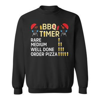Beer Funny Bbq Timer Barbecue Grill Master Grilling Drinking Beer Sweatshirt - Monsterry AU